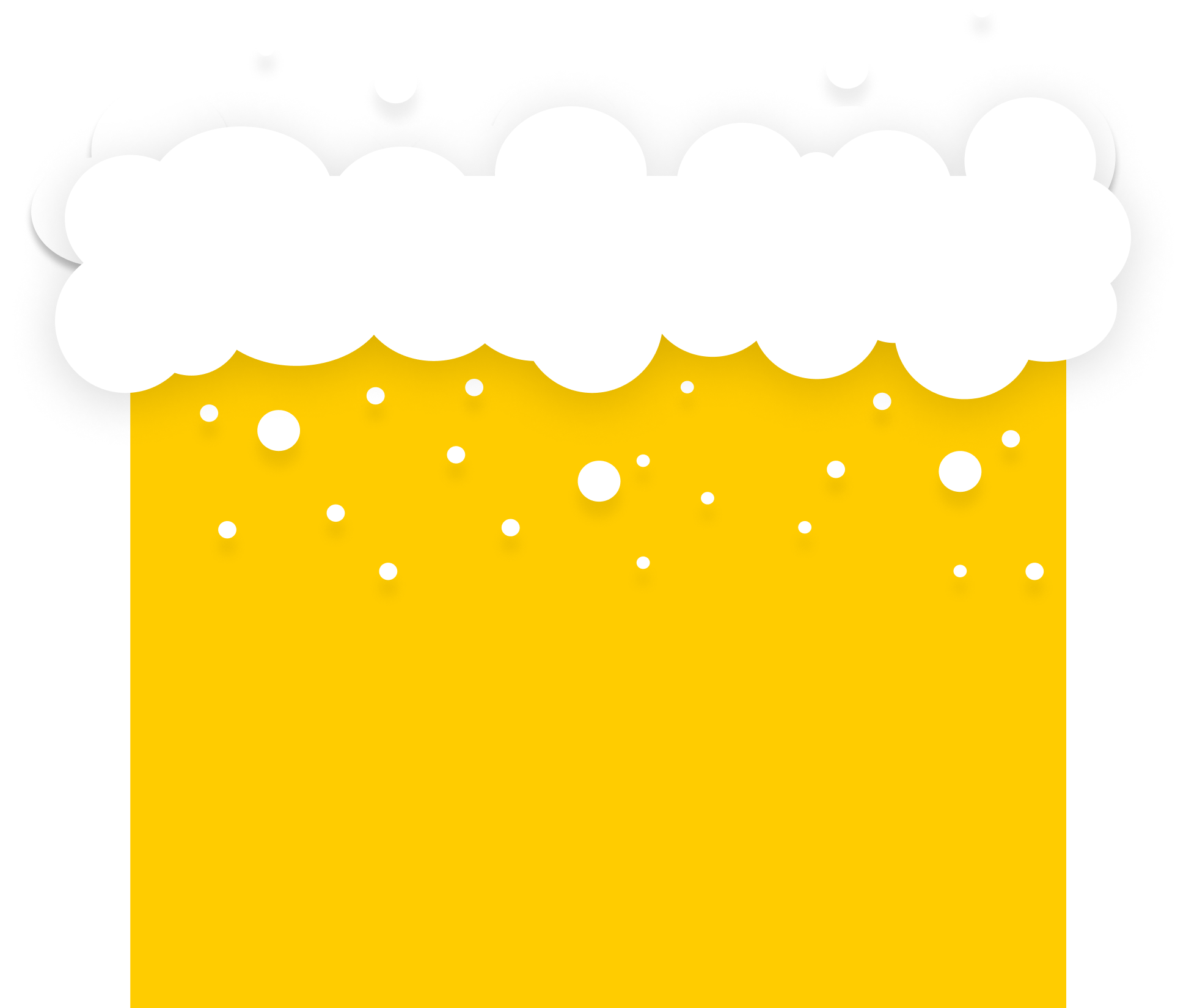 An image of a beer with foam in the background